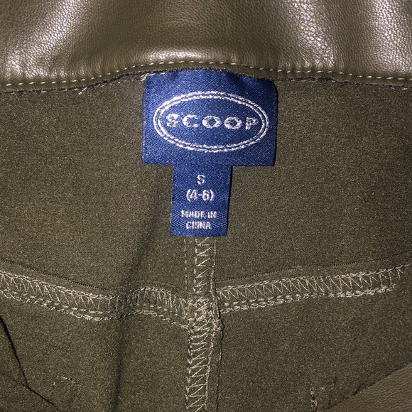 Green Faux Leather Pants - Picture 5 of 15